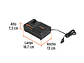 Cargador rápido de baterías de ion litio Truper 103242, 20V - Miniatura 3 | aztools.co