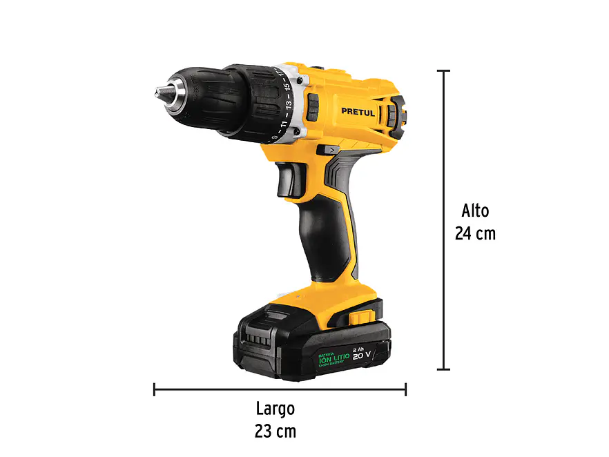 Kit Taladro Pretul 29001, 1/2