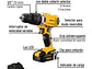Kit rotomartillo destornillador impacto Pretul 29020, 20V - Miniatura 2 | aztools.co
