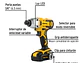 Kit rotomartillo destornillador impacto Pretul 29020, 20V - Miniatura 3 | aztools.co