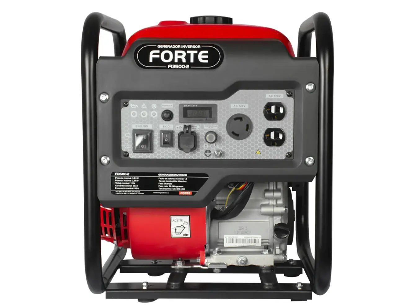 Generador Inverter Portátil 3.5kW 120V FORTE FI3500-2 Silencioso - Foto 1 | aztools.co