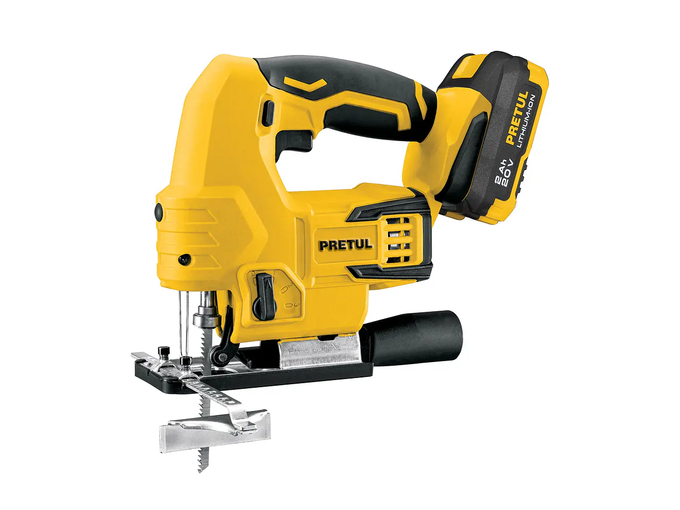 Sierra caladora Pretul 28270, 20V, 1 batería 2Ah - Foto 1 | aztools.co