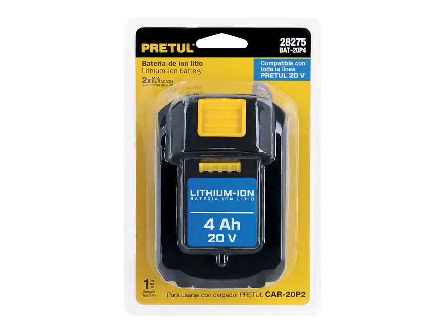 Batería de Ion Litio Pretul 28275, 20 V, 4 Ah - Foto 4 | aztools.co