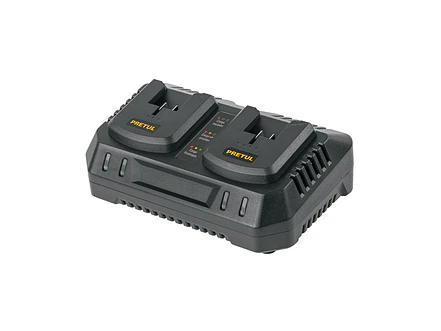 Cargador dual de baterías de ion litio Pretul 29919, 20V - Foto 1 | aztools.co