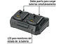 Cargador dual de baterías de ion litio Pretul 29919, 20V - Miniatura 2 | aztools.co