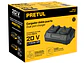 Cargador dual de baterías de ion litio Pretul 29919, 20V - Miniatura 5 | aztools.co