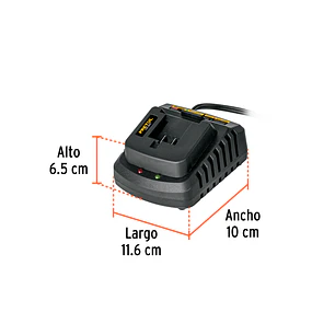 Cargador de Baterías de Ion Litio Pretul 29025, de 20 V