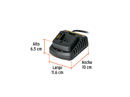 Cargador de Baterías de Ion Litio Pretul 29025, de 20 V - Foto 2 | aztools.co