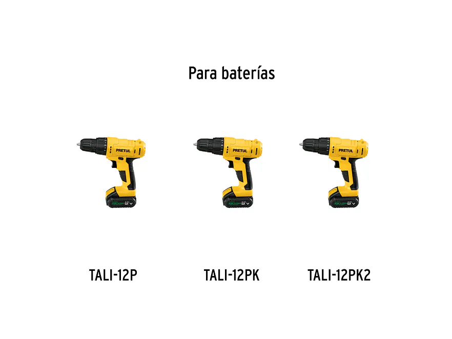 Bateria ion litio Pretul 29968, 12 V para taladro TALI-12P,  - Foto 2 | aztools.co