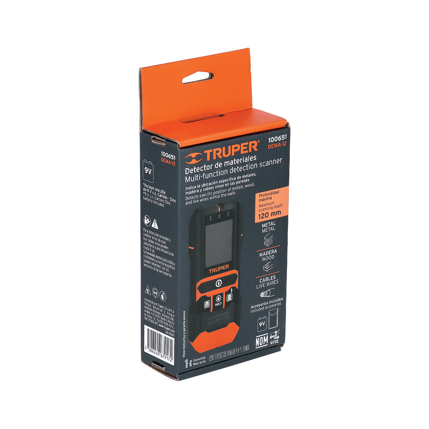 Multidetector de Materiales Truper 100651, Detrás de Muros 6