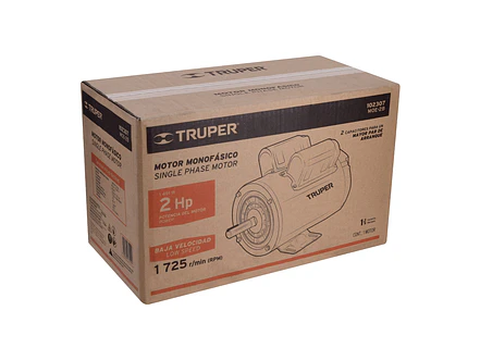 Motor Eléctrico Monofásico Truper 102307, 2 HP, Baja Velocidad - Foto 4 | aztools.co