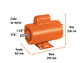 Motor Eléctrico Monofásico Truper 102311, 1 HP, Alta Velocidad - Miniatura 2 | aztools.co