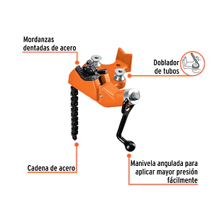 Prensa de cadena para tubo Truper 17704, 2-1/2