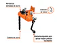 Prensa de cadena para tubo Truper 17704, 2-1/2