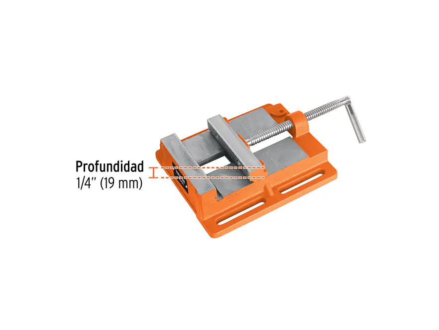 Prensa Morsa Plana de Banco Truper 102936, Apertura 6