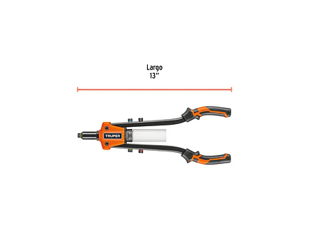 Remachadora a dos manos tipo tijera Truper 100733 - Foto 3 | aztools.co