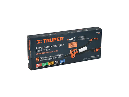Remachadora a dos manos tipo tijera Truper 100733 - Foto 5 | aztools.co