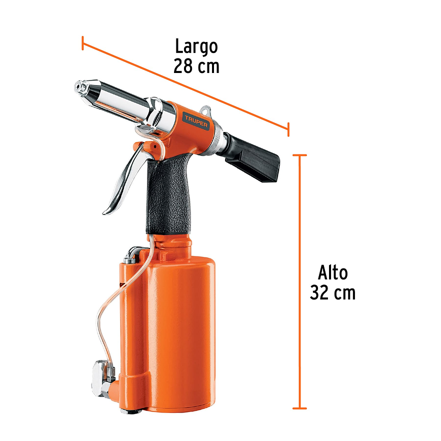 Remachadora neumática Truper 18241, 1/4