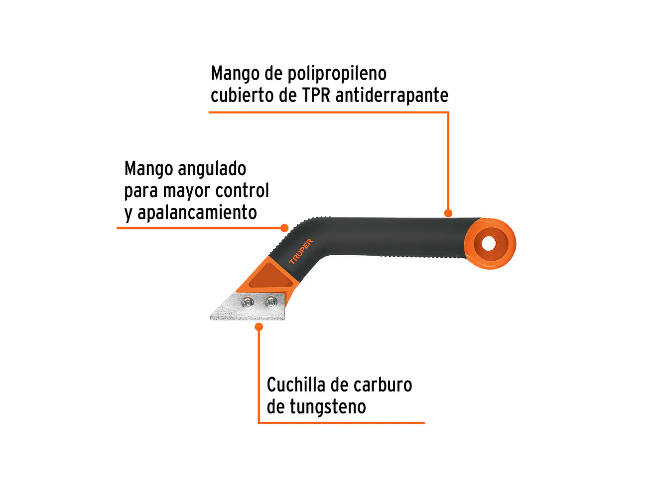 Raspador de Lechada Truper 100650, con Cuchillas de 2