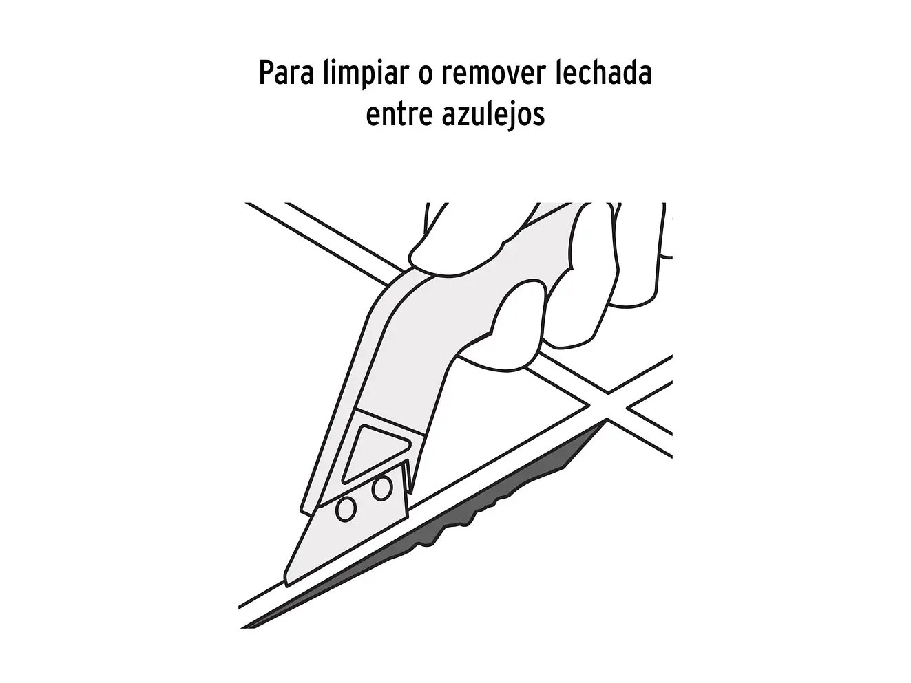 Raspador de Lechada Truper 100650, con Cuchillas de 2