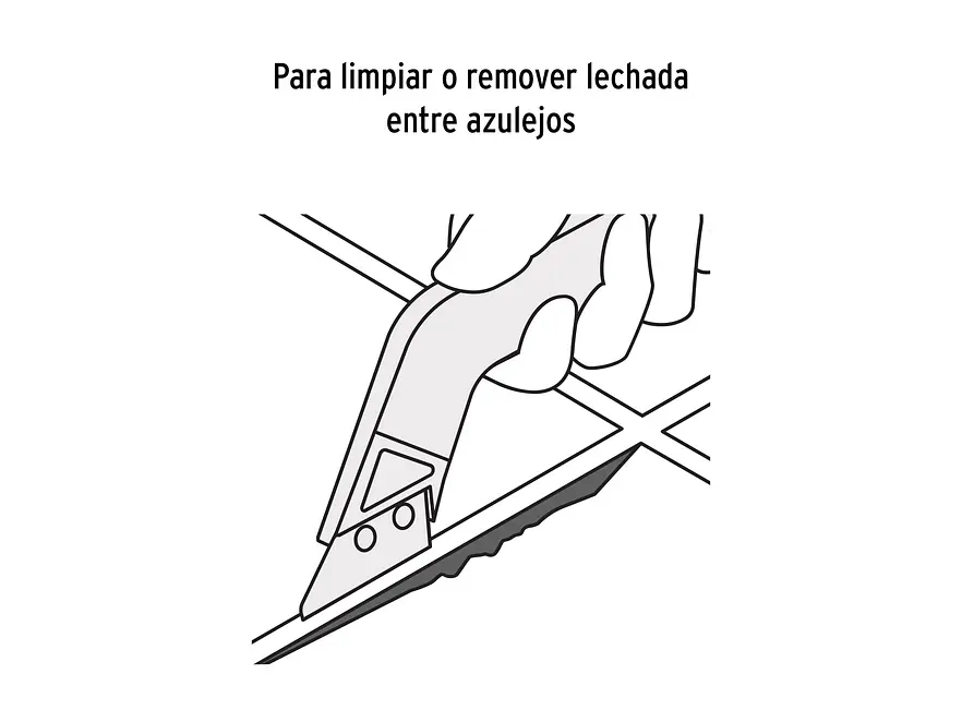 Raspador de Lechada Truper 100650, con Cuchillas de 2