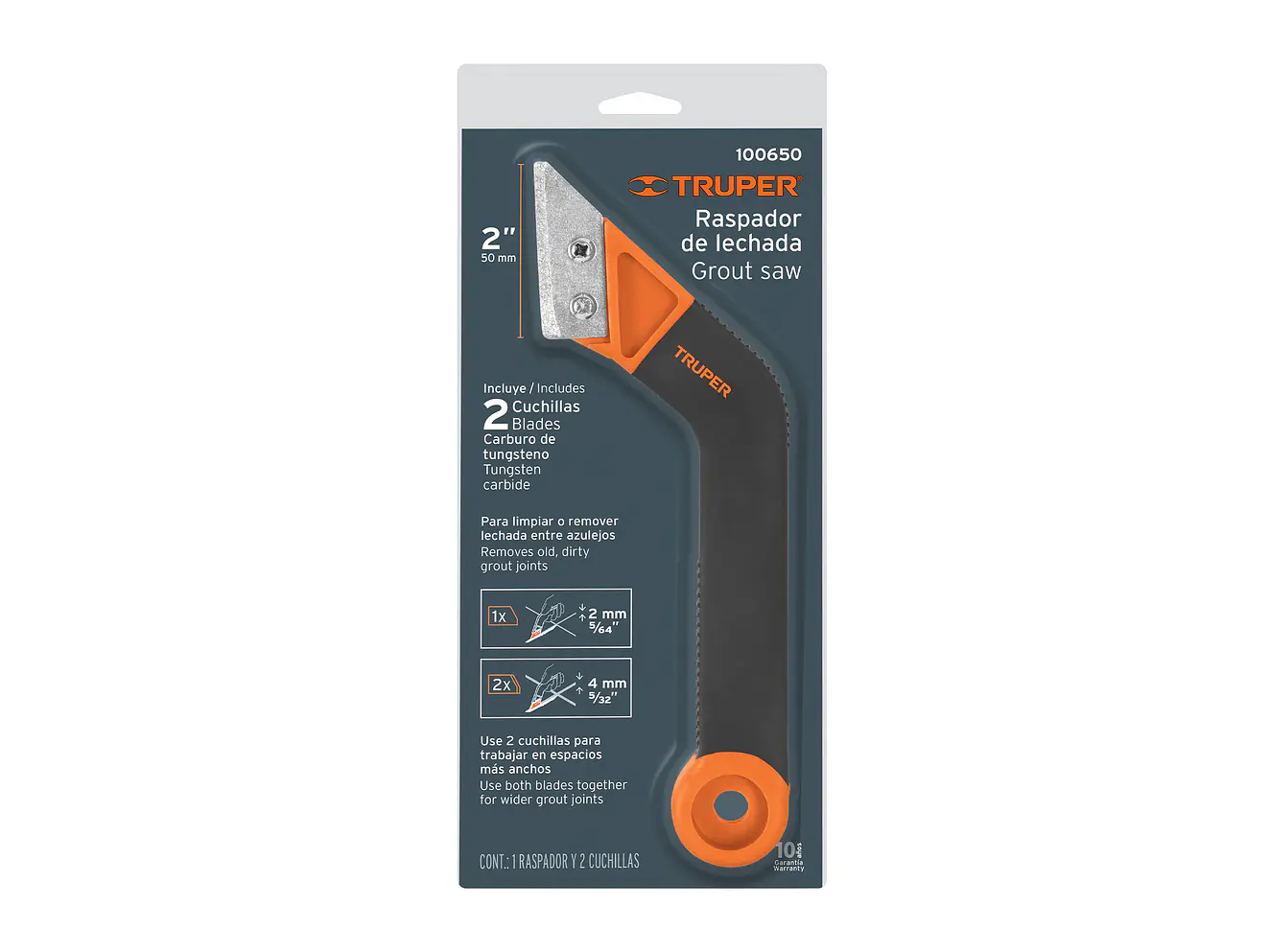 Raspador de Lechada Truper 100650, con Cuchillas de 2