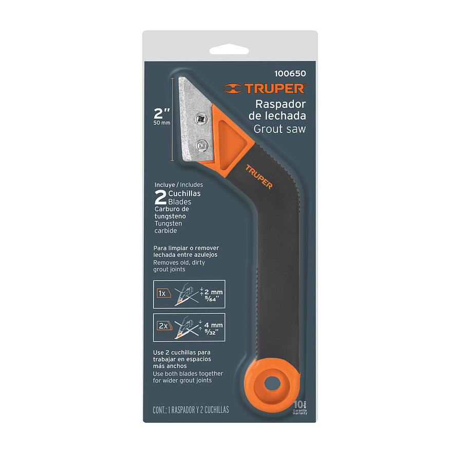 Raspador de Lechada Truper 100650, con Cuchillas de 2