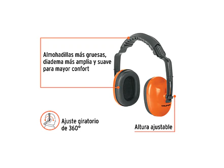 Protector para oído Truper 14257 - Foto 2 | aztools.co