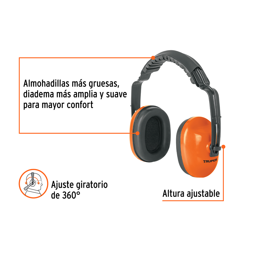 Protector para oído Truper 14257 2