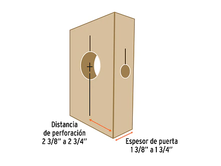 Juego bimetálico para instalar cerraduras, Truper 11877 - Foto 4 | aztools.co