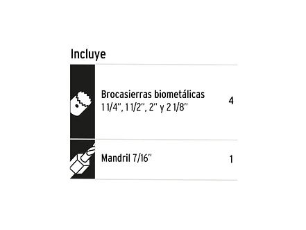 Juego de 5 brocasierras bimetálicas, Truper 100815 - Foto 2 | aztools.co