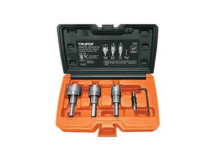 Juego de 3 brocasierras de carburo de tungsteno, Truper 103218 - Envío a todo Colombia | aztools.co