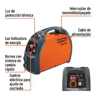 Soldadora inversora Truper 13694, 160 A, 220 V