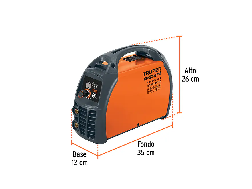Soldadora inversora Truper 11787, Bi Voltaje 130 A, 127 V/220 V