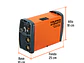 Soldadora inversora mini Truper 100900, 100 A, 127 V