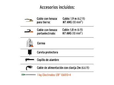 Soldadora inversora mini Truper 100900, 100 A, 127 V