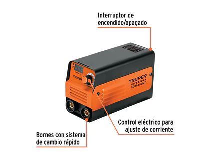 Mini soldadora inversora Truper 103701, 100A, 127V, - Foto 2 | aztools.co