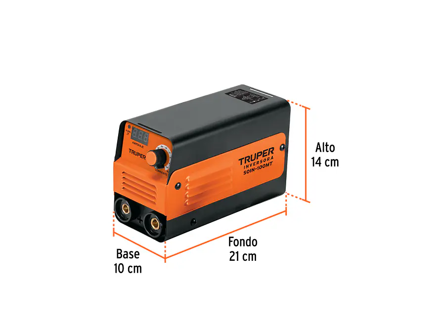 Mini soldadora inversora Truper 103701, 100A, 127V, - Foto 3 | aztools.co