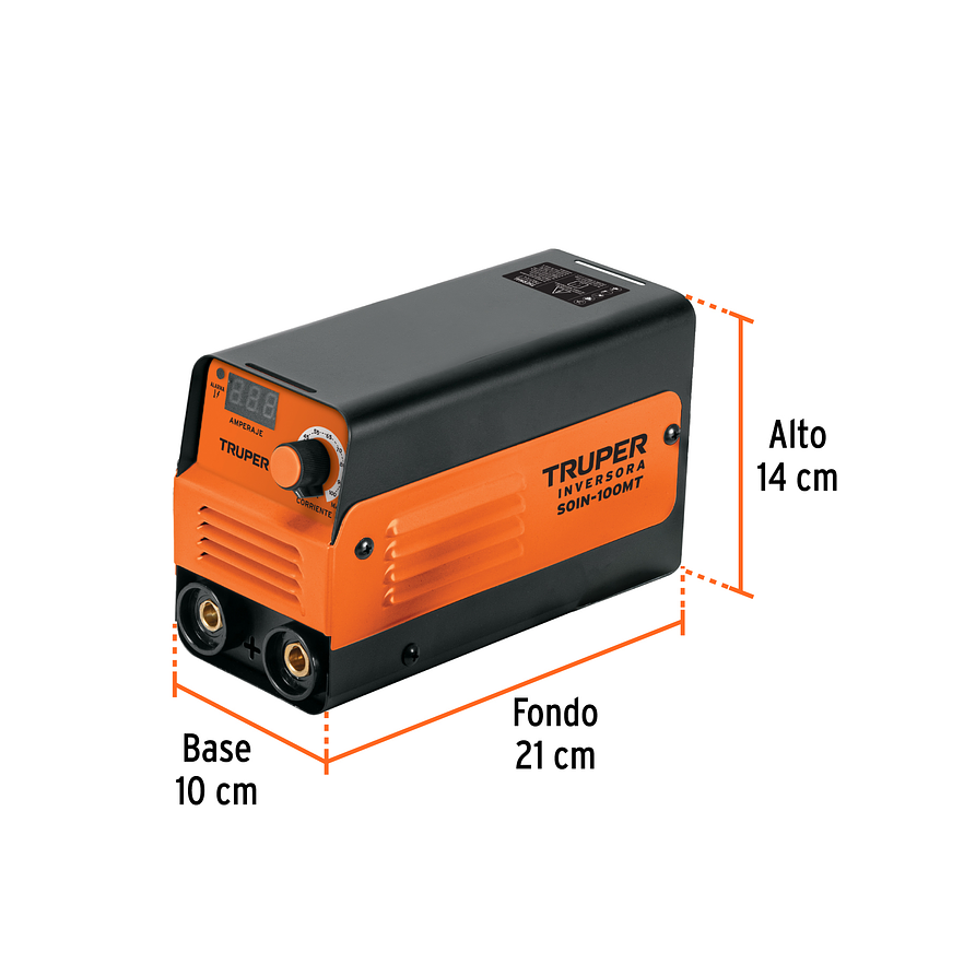 Mini soldadora inversora Truper 103701, 100A, 127V, - Foto 3 | aztools.co