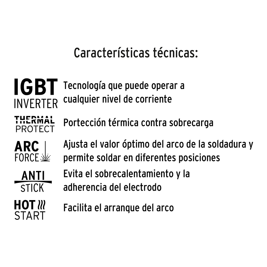 Mini soldadora inversora Truper 103701, 100A, 127V, - Foto 5 | aztools.co