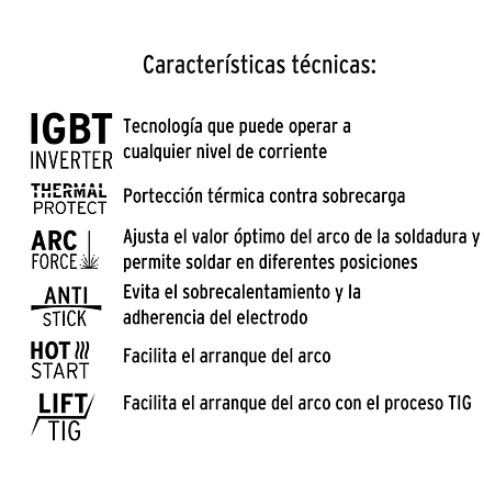 Soldadora inversora Truper 16053, 130 / 200 A, voltaje dual  4