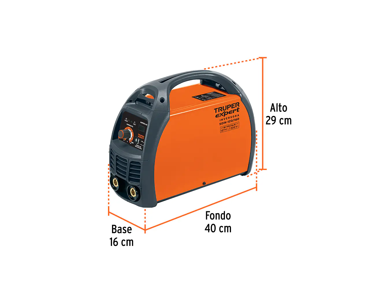 Soldadora inversora Truper 13695, 120 / 160 A, voltaje dual  - Foto 3 | aztools.co