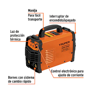 Soldadora Inversora Truper 103707, 160A, Bi-Voltaje 127/220V