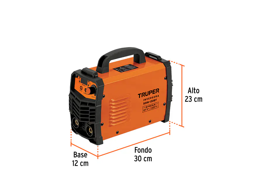 Soldadora Inversora Truper 103706, 130A, Bi-Voltaje 127/220V - Foto 3 | aztools.co
