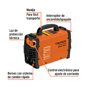 Soldadora Inversora Truper 103702, 100A, 127V