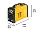 Soldadora Inversora Pretul 29072, Serie 500, Bi-Voltaje, 200A - Miniatura 3 | aztools.co