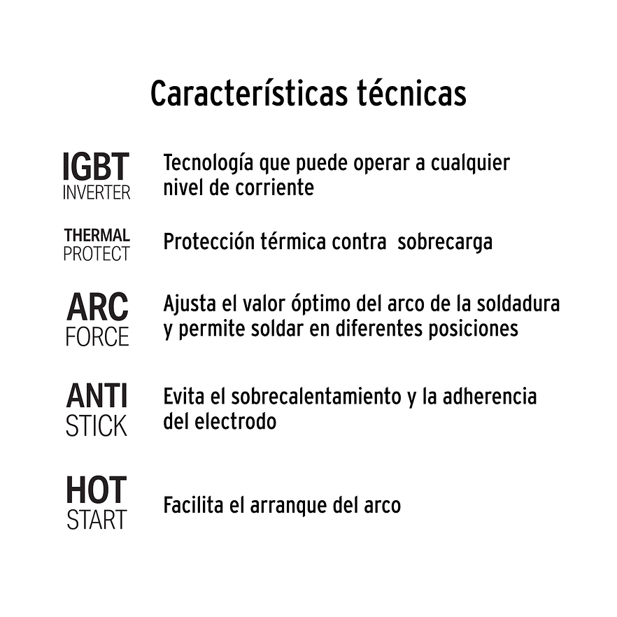 Soldadora Inversora Pretul 29072, Serie 500, Bi-Voltaje, 200A - Foto 4 | aztools.co