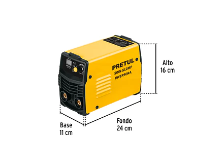 Mini soldadora inversora Pretul 29018, 120A, 127V, Serie 500 - Foto 3 | aztools.co