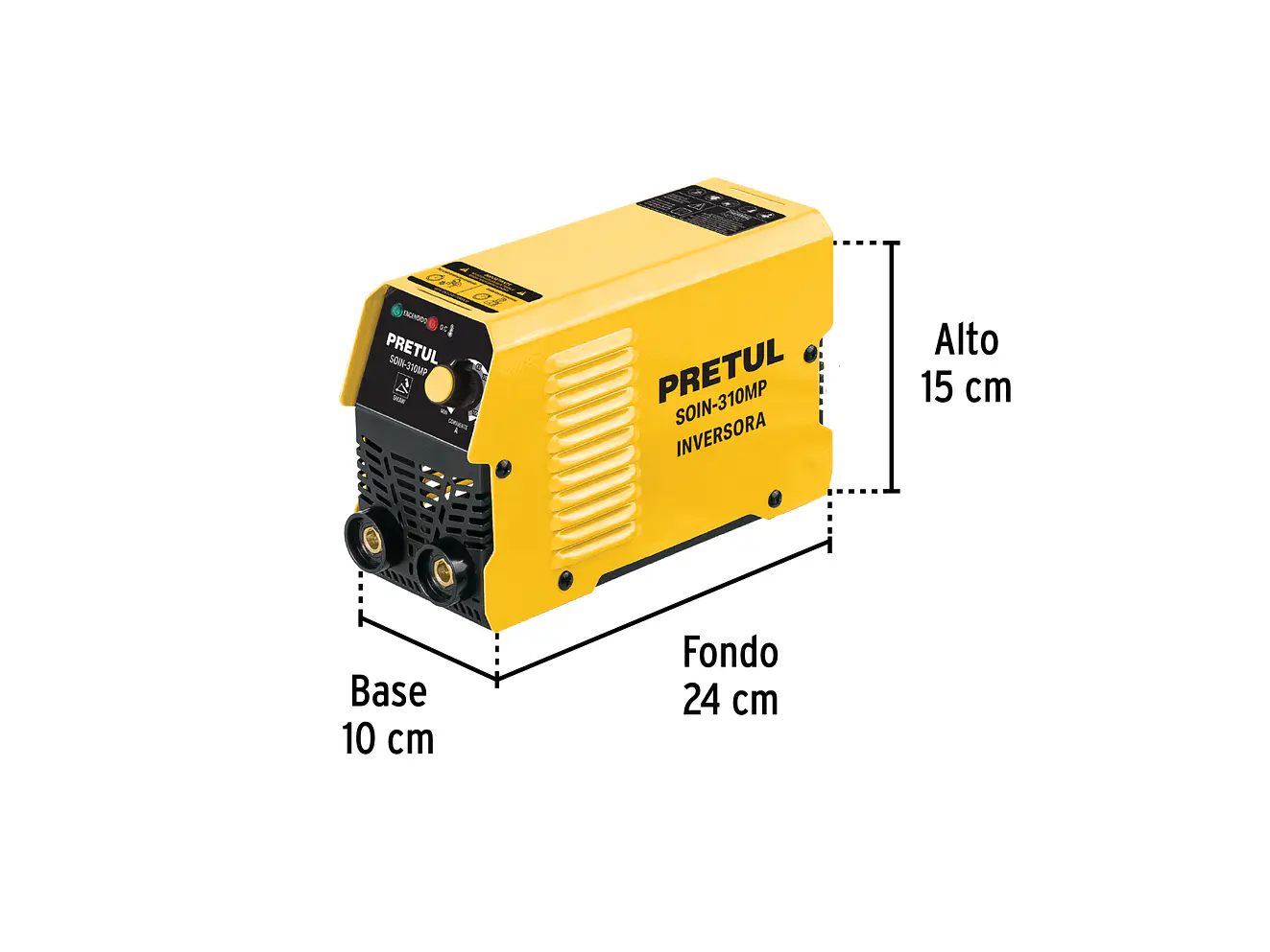 Mini Soldadora Inversora Pretul 29017, Serie 300, 127V, 100A - Foto 3 | aztools.co