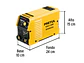 Mini Soldadora Inversora Pretul 29017, Serie 300, 127V, 100A - Miniatura 3 | aztools.co
